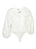 Express Ivory Long Sleeve Blouse Size S - photo 2