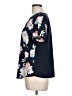 Van Heusen 100% Polyester Floral Blue Short Sleeve Blouse Size L - photo 5