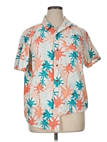 Assorted Brands Short Sleeve Button-Down Shirt (view 1)