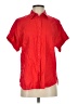 Lauren by Ralph Lauren 100% Linen Red Short Sleeve Blouse Size S - photo 1