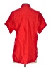 Lauren by Ralph Lauren 100% Linen Red Short Sleeve Blouse Size S - photo 2