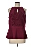 Thalia Sodi Burgundy Sleeveless Blouse Size L - photo 1