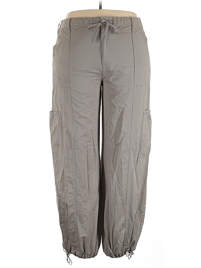 Pre-owned Celebrity Pink Cargo Pants In Gray