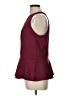 Thalia Sodi Burgundy Sleeveless Blouse Size L - photo 5