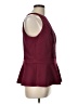 Thalia Sodi Burgundy Sleeveless Blouse Size L - photo 4
