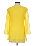Valerie Stevens 100% Polyester Yellow 3/4 Sleeve Blouse Size S - photo 2
