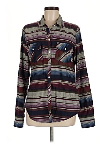 Roxy Long Sleeve Button-Down Shirt (view 1)