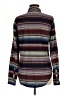 Roxy Stripes Purple Long Sleeve Button-Down Shirt Size M - photo 2