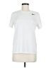 Nike 100% Polyester White Active T-Shirt Size M - photo 1