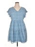 Unbranded 100% Polyester Blue Casual Dress Size XL - photo 1