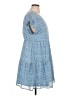 Unbranded 100% Polyester Blue Casual Dress Size XL - photo 4