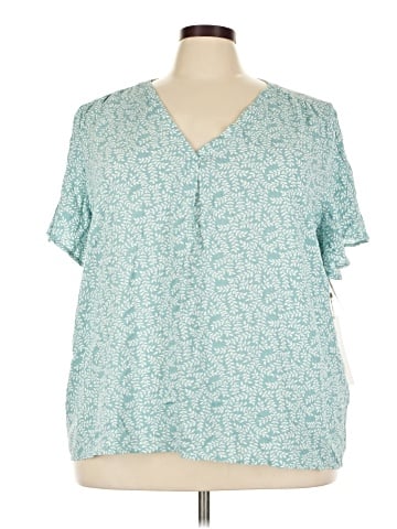 Caslon Short Sleeve Blouse (view 1)