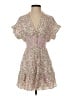 Alice + Olivia 100% Viscose Floral Pink Casual Dress Size 4 - photo 1