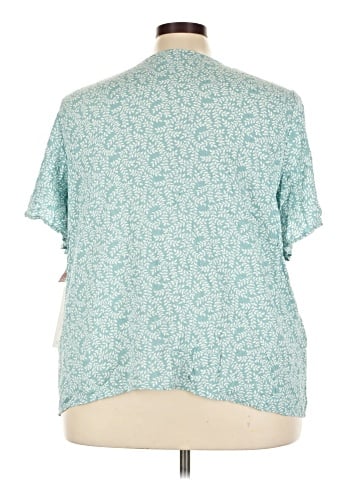 Caslon Short Sleeve Blouse (view 2)