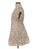 Alice + Olivia 100% Viscose Floral Pink Casual Dress Size 4 - photo 5