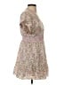 Alice + Olivia 100% Viscose Floral Pink Casual Dress Size 4 - photo 4