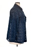 BLOOMCHIC 100% Polyester Chevron-herringbone Blue 3/4 Sleeve Blouse Size 14 - 16 - photo 4