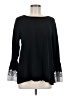 Alfani Black Long Sleeve Top Size M - photo 1