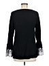 Alfani Black Long Sleeve Top Size M - photo 2