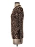 Equipment Animal Print Brown Wool Pullover Sweater Size S - photo 5