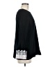 Alfani Black Long Sleeve Top Size M - photo 4