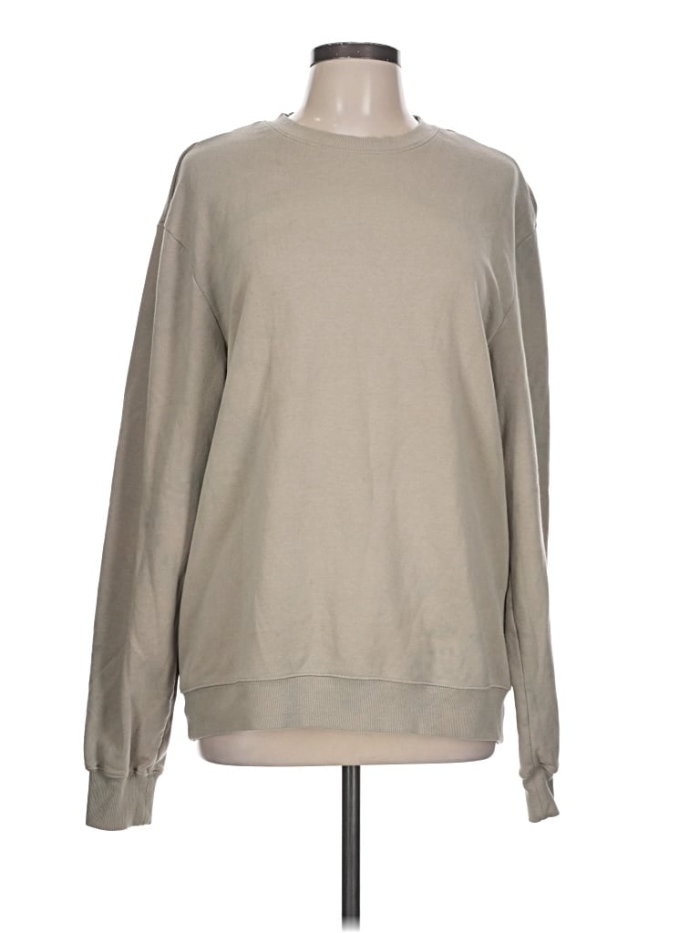 Pre-owned H&m Sweatshirt In Tan