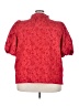 Sugarlips 100% Polyester Red Short Sleeve Blouse Size 3X - photo 2