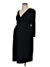 Duo Maternity Black Casual Dress Size L - photo 1