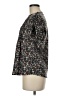 Unbranded Floral Black Short Sleeve Blouse Size M - photo 5