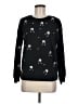 Assorted Brands Print Black Pullover Sweater Size M - photo 1