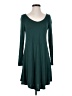 dearcase Solid Teal Casual Dress Size S - photo 1