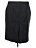 Express Design Studio Solid Black Formal Skirt Size 8 - photo 2