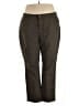 Style&Co Solid Brown Khakis Size 24 - photo 1