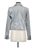 White House Black Market 100% Polyester Gray Blazer Size 8 - photo 2