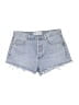 Denim Forum 100% Cotton Hearts Blue Denim Shorts Size 26 waist - photo 1