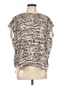 MM. LaFleur 100% Polyester Silver Sleeveless Blouse Size L - photo 1
