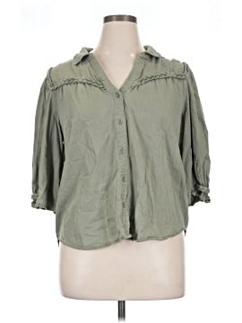 Wit & Wisdom 3/4 Sleeve Button Down Shirt