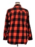 Old Navy Plaid Red Long Sleeve Button-Down Shirt Size XXL - photo 2