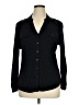Daisy Fuentes Black Long Sleeve Button-Down Shirt Size XL - photo 1