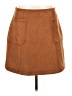 Maurices Solid Brown Casual Skirt Size 12 - photo 1
