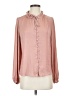 Heartloom 100% Polyester Pink Long Sleeve Blouse Size XS - photo 1