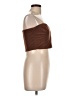 Blue Blush Brown Sleeveless Blouse Size L - photo 4