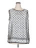 Talbots Silver Sleeveless Blouse Size 2X - photo 1