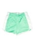 Justice Active 100% Polyester Color Block Green Athletic Shorts Size 7 - photo 1