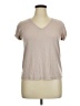 Max Studio Tan Short Sleeve T-Shirt Size XL - photo 1