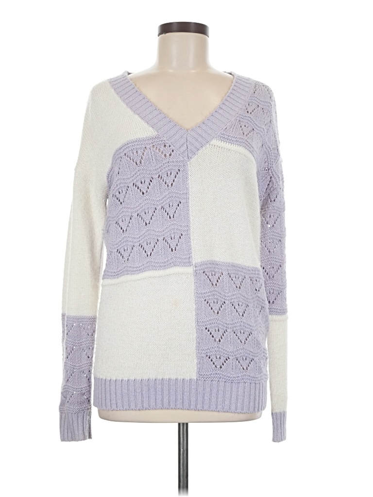 Pre-owned Assorted Brands Pullover Sweater In Purple
