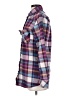 Matchstick Plaid Purple Long Sleeve Button-Down Shirt Size S - photo 5