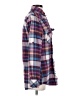 Matchstick Plaid Purple Long Sleeve Button-Down Shirt Size S - photo 4
