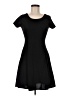 Olivia Rae Solid Black Casual Dress Size M - photo 1