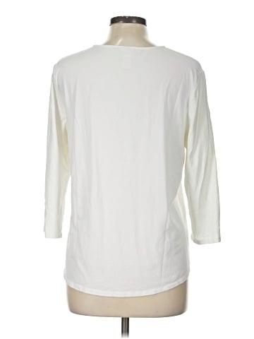 Weekends by Chico's 3/4 Sleeve T-Shirt (view 2)